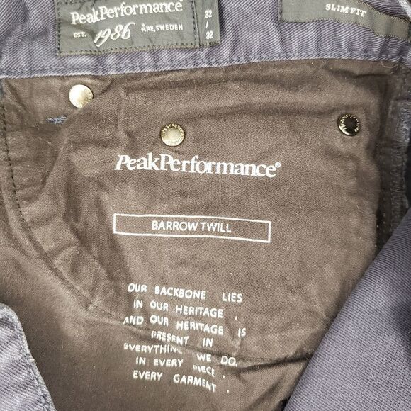 Peak Performance Twill blue denim pants - Picture 11 of 16